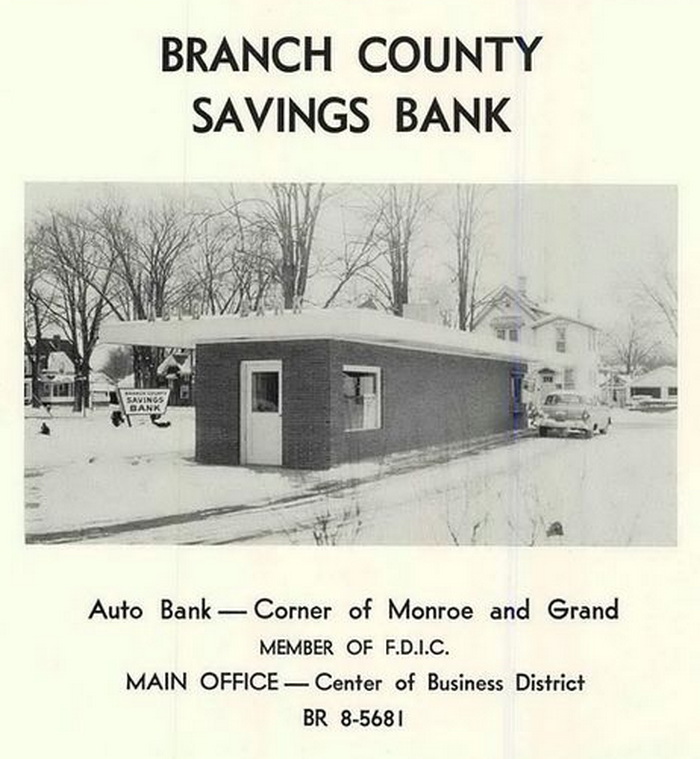 Shorts Drive-In (B&K, Allens) - 1960 Ad For Bank Which May Have Used B-K Bldg